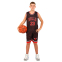Форма баскетбольна дитяча NBA клуб Chicago Bulls 23 BA-6603 S-2XL чорний-червоний 3
