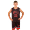 Форма баскетбольна дитяча NBA клуб Chicago Bulls 23 BA-6603 S-2XL чорний-червоний 4