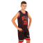 Форма баскетбольна дитяча NBA клуб Chicago Bulls 23 BA-6603 S-2XL чорний-червоний 6