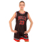 Форма баскетбольна дитяча NBA клуб Chicago Bulls 23 BA-6603 S-2XL чорний-червоний 12