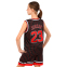 Форма баскетбольна дитяча NBA клуб Chicago Bulls 23 BA-6603 S-2XL чорний-червоний 13