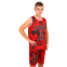 Форма баскетбольная детская NBA клуб Shuhoku 10 BA-6614 S-2XL красный-черный 3