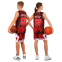 Форма баскетбольна дитяча NBA клуб Chicago Bulls 23 BA-6625 S-2XL чорний-червоний 2