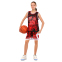 Форма баскетбольна дитяча NBA клуб Chicago Bulls 23 BA-6625 S-2XL чорний-червоний 16