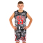Форма баскетбольна дитяча NBA клуб Chicago Bulls 23 BA-6644 S-2XL чорний-білий 6
