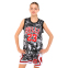 Форма баскетбольна дитяча NBA клуб Chicago Bulls 23 BA-6644 S-2XL чорний-білий 13