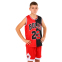 Форма баскетбольна дитяча NBA клуб Chicago Bulls 23 BA-6648 S-2XL червоний-чорний 5