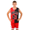 Форма баскетбольна дитяча NBA клуб Chicago Bulls 23 BA-6648 S-2XL червоний-чорний 6