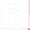 Сітка на ворота футбольна тренувальна безвузлова STAR SN620 7,5x2,9x2,1м 2шт білий-червоний 0