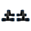 Упоры для отжиманий 2штуки AOPI AP-398 PUSH-UP BAR 22х15х12см серый-черный 1