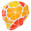 Шапочка для плавания силиконовая для взрослых MadWave CITRUS M055316 желтый 3