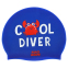 Шапочка для плавания силиконовая юниорская MadWave Junior COOL DIVER M057310 синий 0