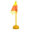 Флаги угловые складные для поля с базой SP-Sport C-7099 4шт 1,5м оранжевый-желтый 1
