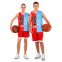 Форма баскетбольна дитяча NBA клуб Chicago Bulls 23 BA-6654 S-2XL червоний-блакитний 2
