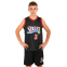 Форма баскетбольна дитяча NBA клуб Sixers 3 BA-6657 S-2XL чорний-червоний 4