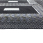 Коврик модульное напольное покрытие для спортзала Zelart FI-5349 118х118см черный 7