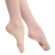 Колготи для гімнастики балету та хореографії з отвором на стопі тілесні Zelart Ballet pink CO-3587 рост 110-165см тілесний-рожевий 6
