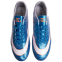 Бутсы футбольные TIKA GF-001-1-B размер 39-44 синий-серебряный 5