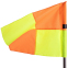 Прапор полотно кутовий для поля з кліпсою для кріплення до штанги SP-Sport C-4597 45x38см помаранчевий-жовтий 2