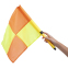 Флаги угловые складные SP-Sport C-4585 4шт 1,63м оранжевый-желтый 3