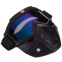 Защитная маска-трансформер очки пол-лица SP-Sport MS-6827 черный 3