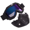 Защитная маска-трансформер очки пол-лица SP-Sport MS-6827 черный 6