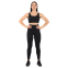 Костюм спортивный женский для фитнеса и тренировок лосины и топ V&X WX113-CK125 M-XL черный 2
