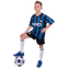 Форма футбольна дитяча з символікою футбольного клубу INTER MILAN домашня 2021 SP-Planeta CO-2458 8-14 років синій-чорний 4