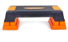 Степ-платформа Zelart FI-6291 70-75x25x12-23см черный-оранжевый 1