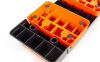 Степ-платформа Zelart FI-6291 70-75x25x12-23см черный-оранжевый 16
