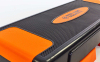 Степ-платформа Zelart FI-6291 70-75x25x12-23см черный-оранжевый 19