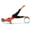 Колесо для йоги Record Fit Wheel Yoga FI-5110 фиолетовый-зеленый 2