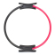 Кольцо для фитнеса пилатеса Record FI-6399 черный-розовый 0