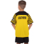 Форма футбольная детская с символикой футбольного клуба BORUSSIA DORTMUND домашняя 2022 SP-Planeta CO-3757 6-14 лет желтый-черный 2