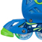 Роликовые коньки раздвижные детские с защитой и шлемом в комплекте JINGFENG 189 размер 31-38 5