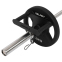 Рукоятка подвійна ручка для блочного тренажера Close-Grip Cable and Landmine Attachment Zelart TA-8413 чорний 6