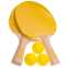 Набор для настольного тенниса PANTONE SPK1004 2 ракетки 3 мяча желтый 0