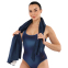 Полотенце спортивное быстросохнущее Joma 400533-331  70х140см темно-синий 8