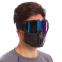 Защитная маска-трансформер очки пол-лица SP-Sport MS-6828 черный 0