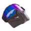 Защитная маска-трансформер очки пол-лица SP-Sport MS-6828 черный 2