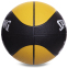 М'яч баскетбольний гумовий SPALDING NBA Mvp Color All Surface 83830Z №5 чорний-жовтий 0