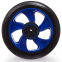 Колесо ролик для пресу подвійне SP-Sport FI-1773 чорний-синій 1