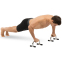 Упори для віджимань 2штуки SP-Sport FI-1776 PUSH-UP BAR 15x25см сірий-жовтий 11