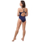 Купальник для плавания слитный спортивный женский ARENA CARBONITE LIGHT DROP AR1A533-75 30-36-USA синий 8