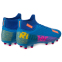 Бутси футбольні дитячі з носком OWAXX NARF2003-1 розмір 29-34 блакитний 4