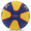 Мяч баскетбольный резиновый SPALDING TF-33 84352Y №6 синий-желтый 1