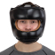 Шлем боксерский с бампером кожаный FISTRAGE VL-8480 M-XL черный 6