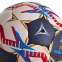 М'яч для гандболу SELECT HB-3657-3 №3 PV білий-чорний-червоний 2