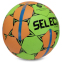 М'яч для гандболу SELECT HB-3663-3 №3 PVC зелений-помаранчевий 0