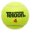 Мяч для большого тенниса TELOON-4 T22754 4шт салатовый 1